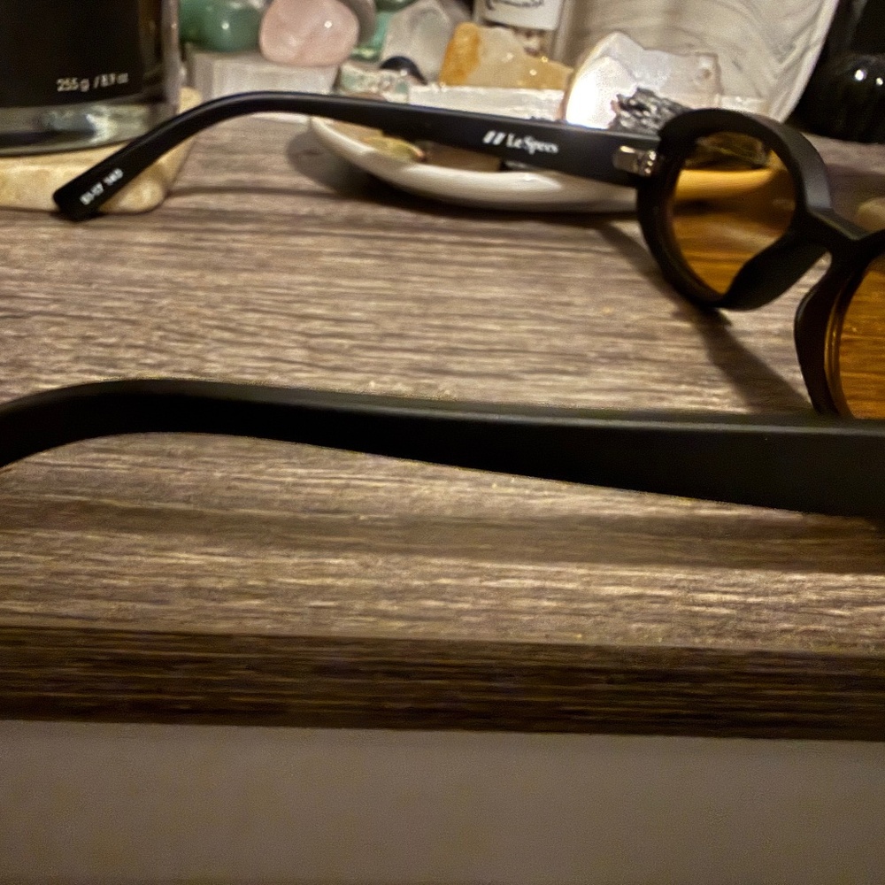 Le Specs Outta Love Small Oval Sunglasses